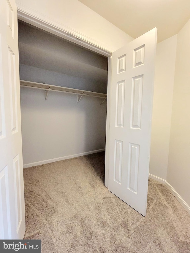 view of closet