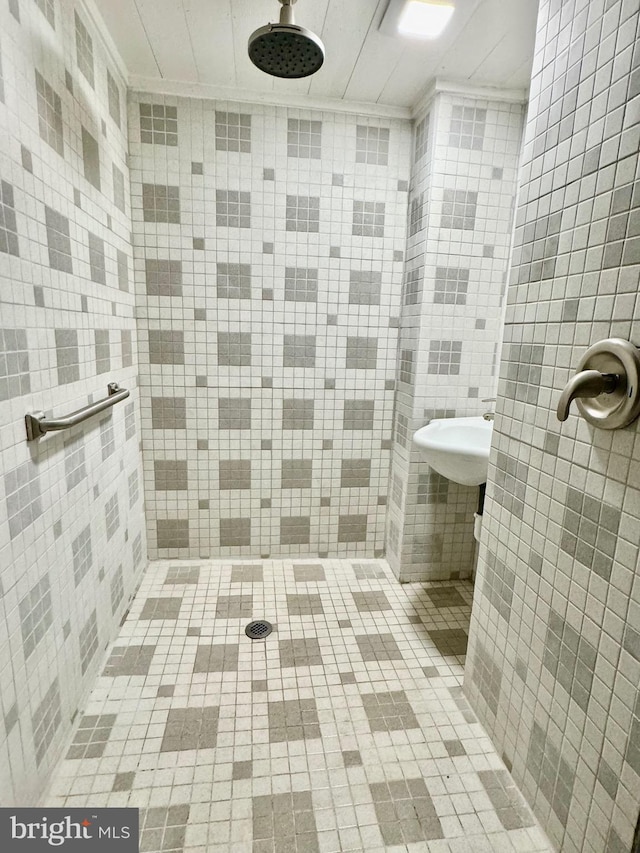 18928 National Pike, Frostburg, MD 21532 - full bath featuring tile walls and a tile shower
