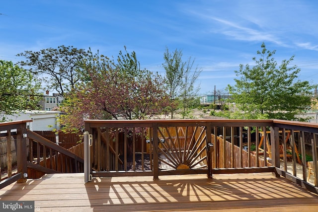view of deck