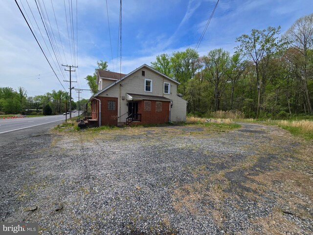 12426 Belair Rd, Kingsville, MD 21087 - exterior space featuring brick siding