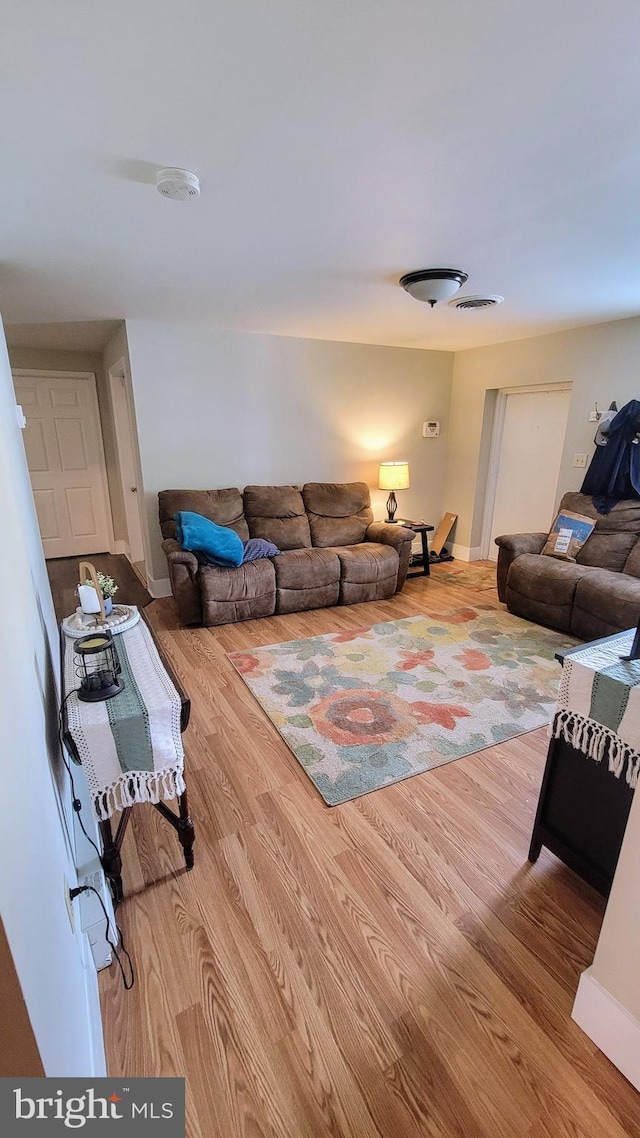 27 W Sixth St, Waynesboro, PA 17268 - living room featuring wood finished floors