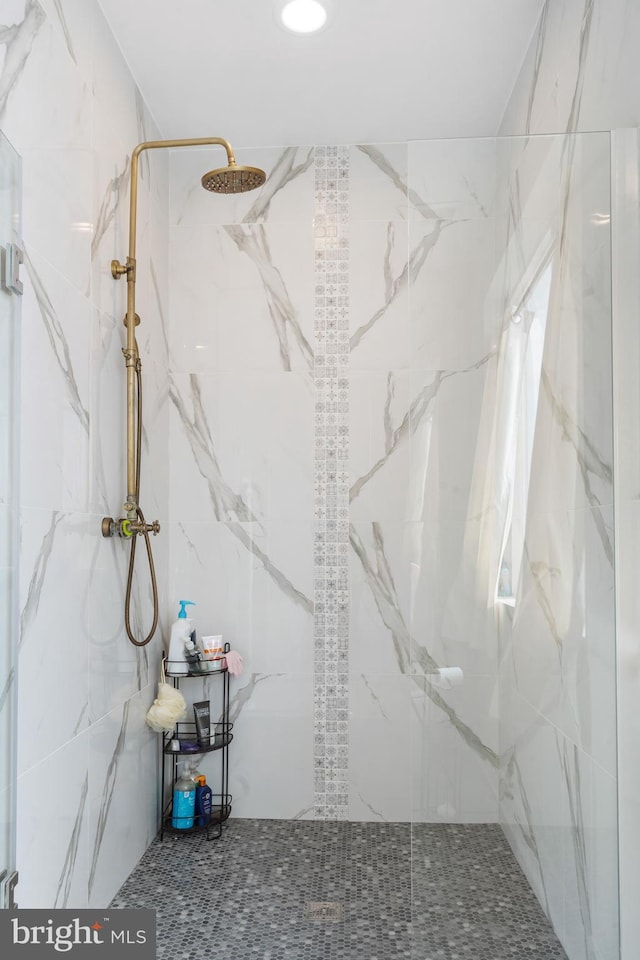 2714 W Jefferson St, Philadelphia, PA 19121 - interior space featuring a marble finish shower