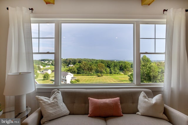 view of sitting room