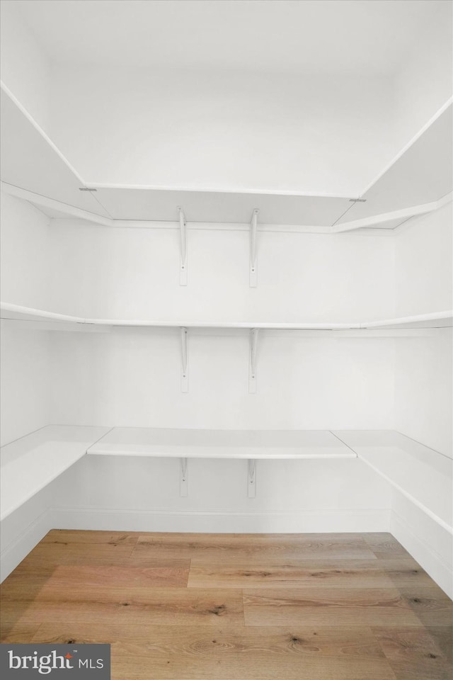 view of storage area