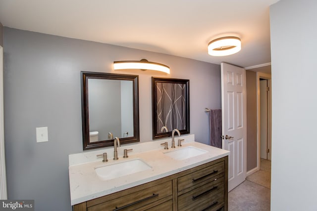 445 Blue Bell Rd, Williamstown, NJ 08094 - bathroom with double vanity and a sink