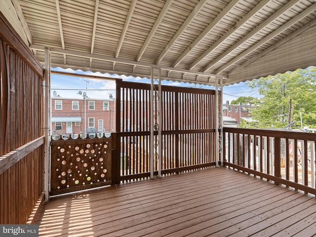 view of deck