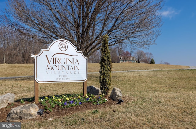 4204 Old Fincastle Rd, Fincastle, VA 24090 - community sign featuring a yard