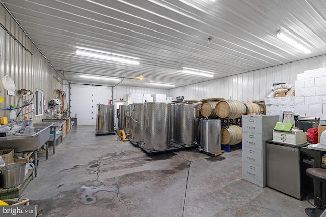 4204 Old Fincastle Rd, Fincastle, VA 24090 - garage with metal wall