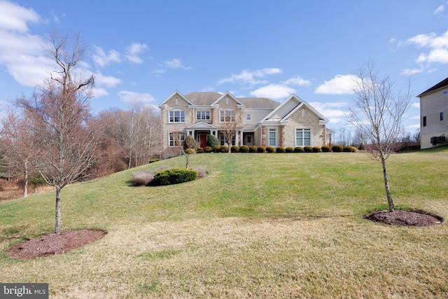 14926 Victory Ln, Glenelg, MD 21737 - view of front of home with stone siding and a front lawn