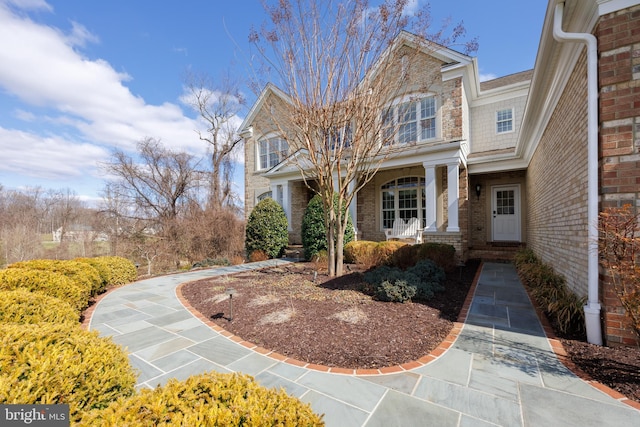 14926 Victory Ln, Glenelg, MD 21737 - view of front facade with brick siding