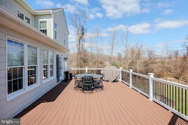 14926 Victory Ln, Glenelg, MD 21737 - wooden terrace featuring outdoor dining space