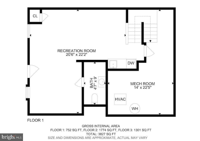 743 Rolling View Dr, Annapolis, MD 21409 - home floor plan