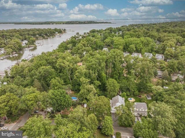 view of property location with a nearby body of water
