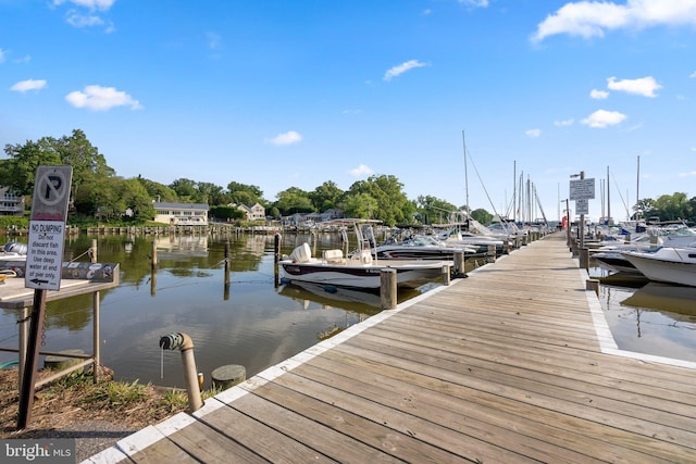 743 Rolling View Dr, Annapolis, MD 21409 - dock area with a water view