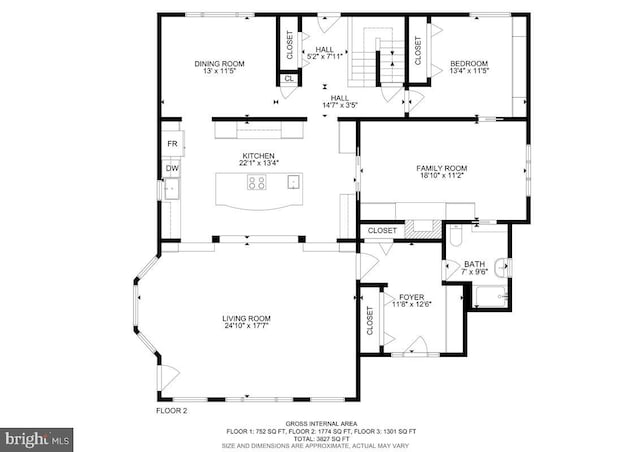 743 Rolling View Dr, Annapolis, MD 21409 - floor plan / room layout