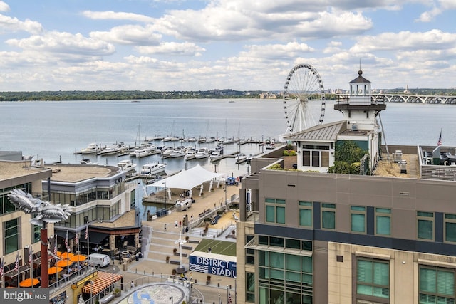 property view of water