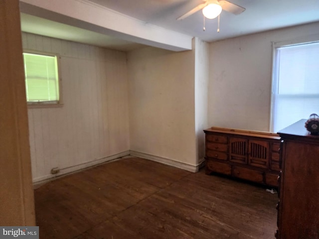 bedroom with wood finished floors