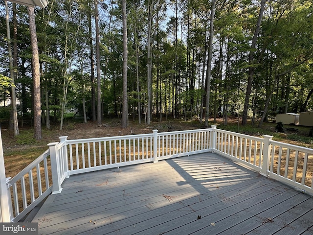 view of deck