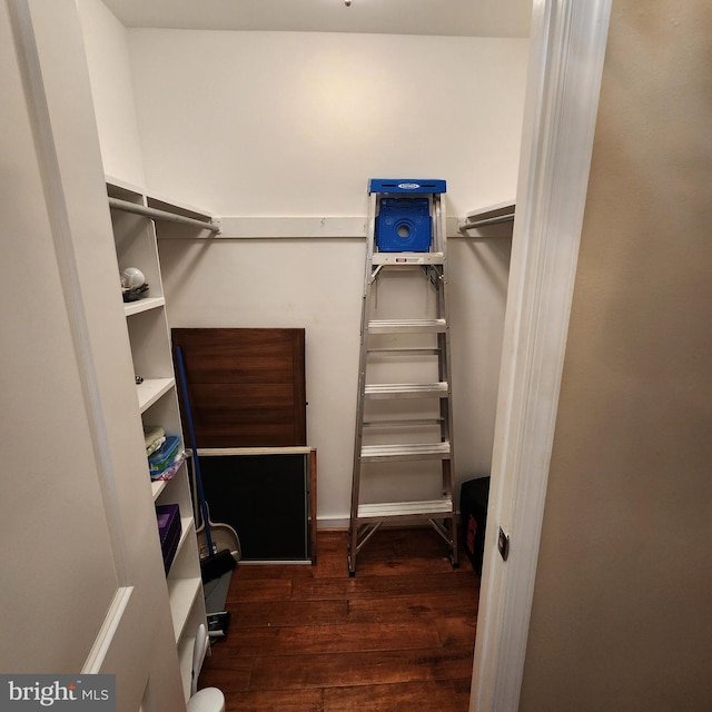 1023 Clinton St Unit 204, Philadelphia, PA 19107 - spacious closet with wood finished floors