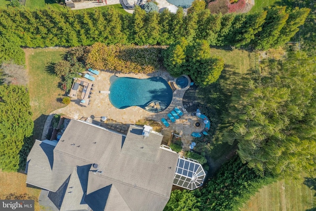 drone / aerial view