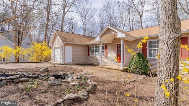 159 Yancey Ct, Mc Gaheysville, VA 22840 - single story home featuring a garage and a shingled roof