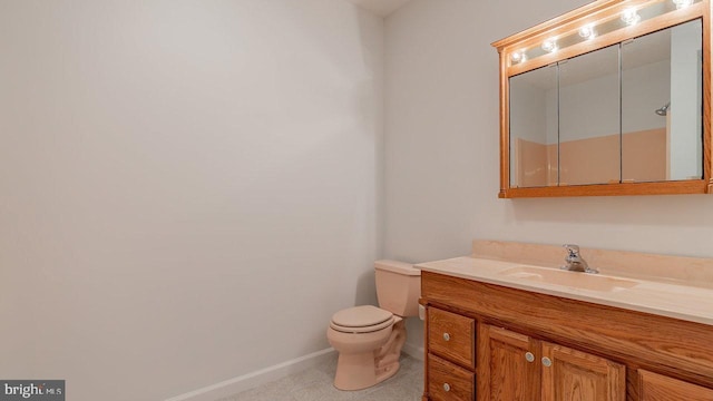 159 Yancey Ct, Mc Gaheysville, VA 22840 - bathroom featuring tile patterned floors, toilet, vanity, and baseboards
