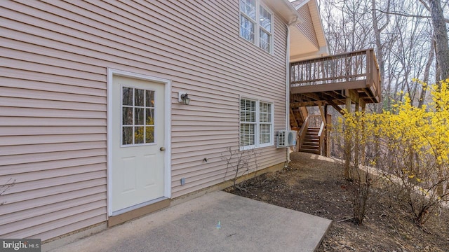 159 Yancey Ct, Mc Gaheysville, VA 22840 - view of exterior entry featuring a deck