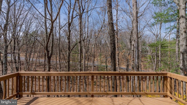 159 Yancey Ct, Mc Gaheysville, VA 22840 - deck with a wooded view