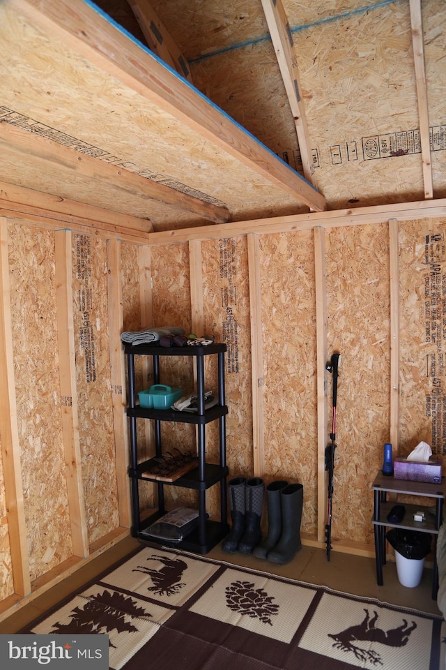 view of storage