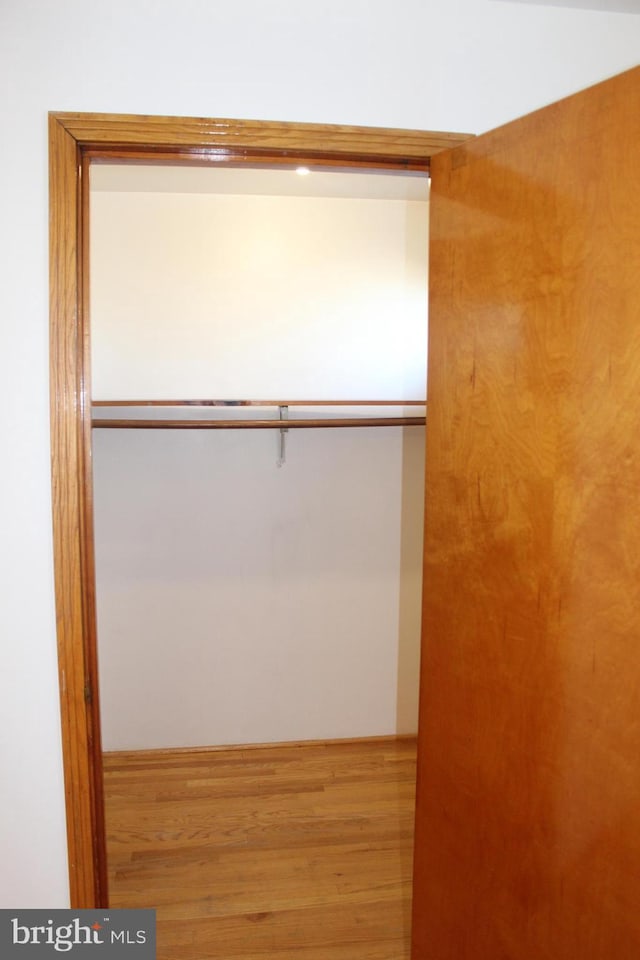view of closet