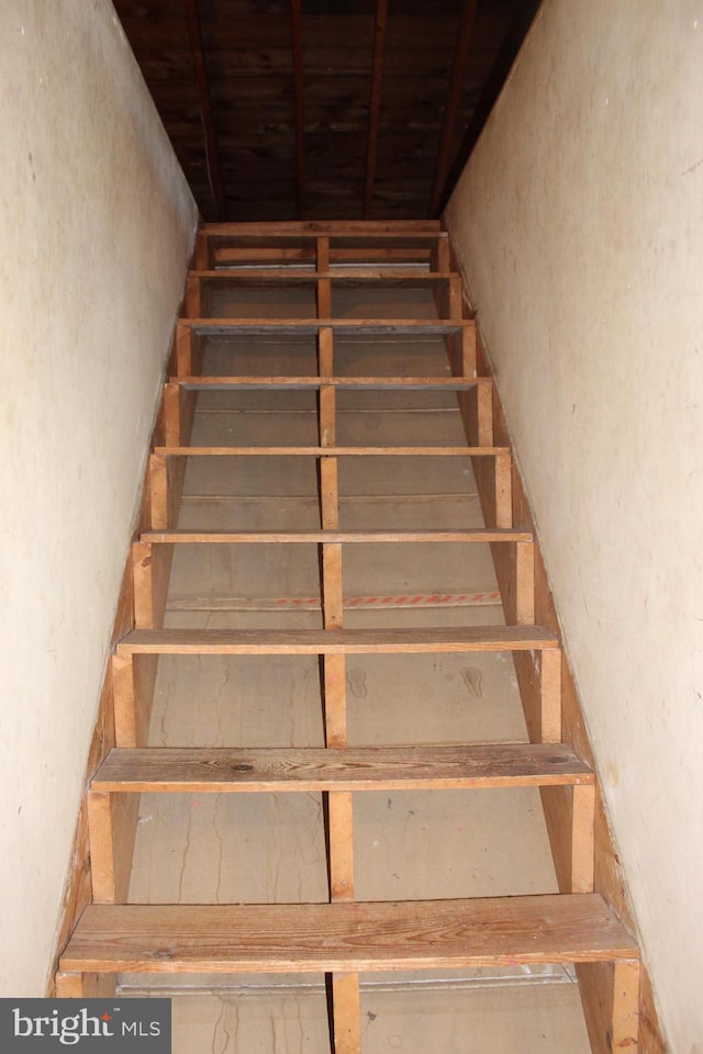 view of stairs