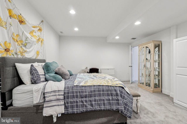 52 Olivia Way, Chesterfield, NJ 08515 - bedroom featuring recessed lighting, light colored carpet, and baseboards