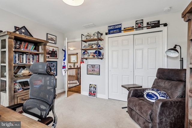 52 Olivia Way, Chesterfield, NJ 08515 - carpeted home office with baseboards
