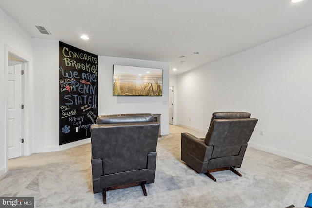 52 Olivia Way, Chesterfield, NJ 08515 - sitting room with carpet floors, recessed lighting, and baseboards