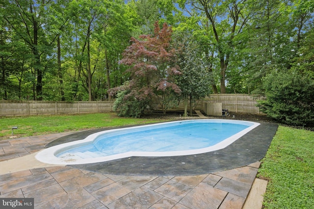 1220 Wendover Rd, Bryn Mawr, PA 19010 - view of pool with a patio area, a fenced in pool, and a fenced backyard