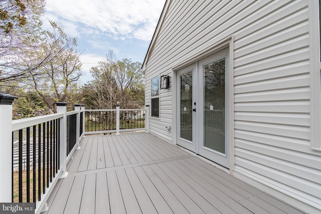 view of deck