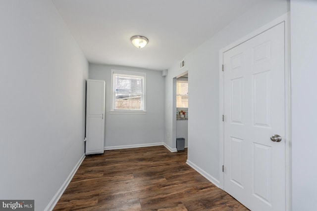4003 25th Ave, Temple Hills, MD 20748 - interior space with dark wood-style floors, visible vents, and baseboards
