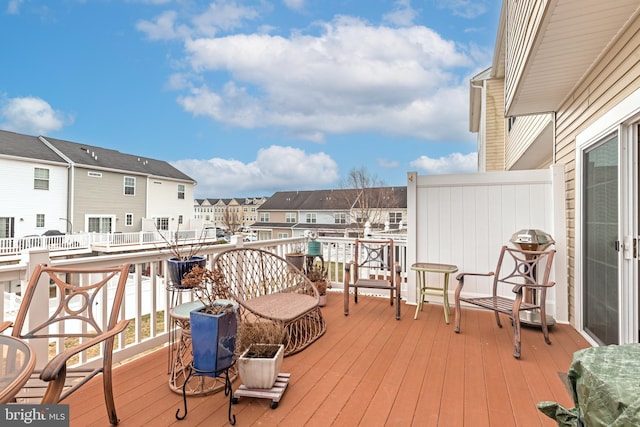 20422 Asheville Dr, Millsboro, DE 19966 - wooden terrace with a residential view