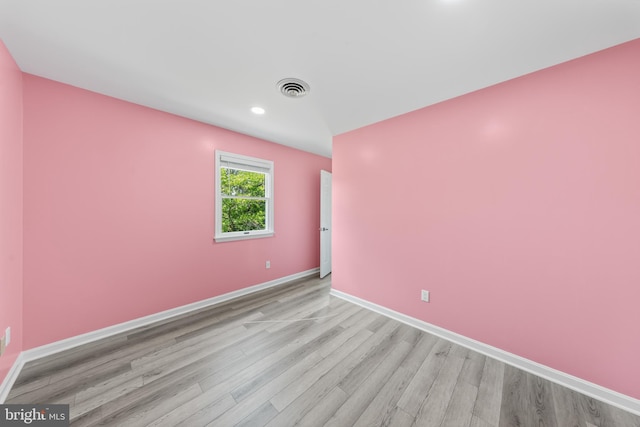 5983 Ridge Spring Cir, Salisbury, MD 21801 - spare room with wood finished floors, baseboards, and recessed lighting