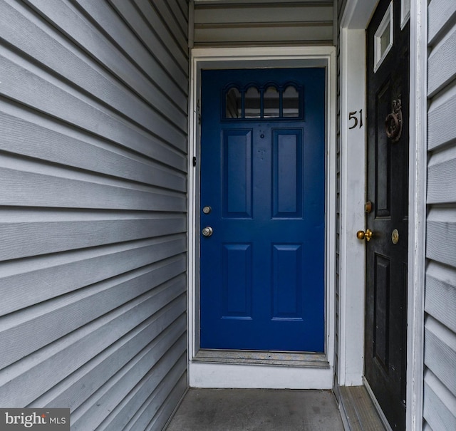 view of entrance to property