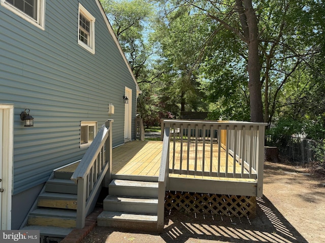 view of deck
