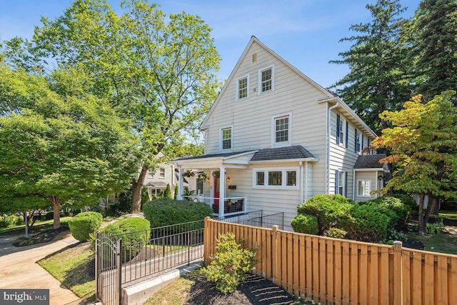 1614 Grace Church Rd, Silver Spring, MD 20910 - view of front of property featuring fence private yard