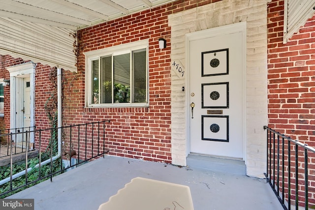 4707 Wrenwood Ave, Baltimore, MD 21212 - entrance to property with brick siding and a porch