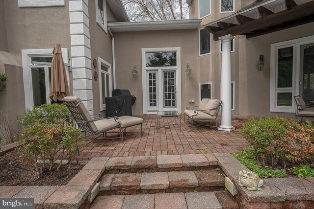 view of patio / terrace featuring area for grilling