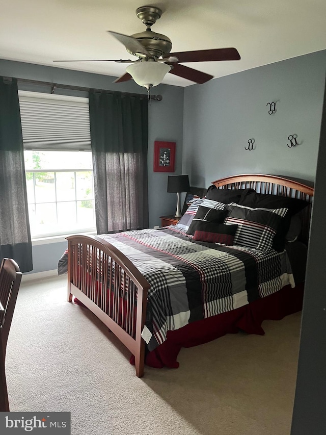 1388 Old Barn Cir, Downingtown, PA 19335 - bedroom with carpet and ceiling fan