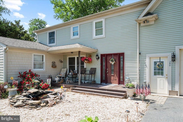 280 Hollywood Beach Rd, Chesapeake City, MD 21915 - view of front of home with a shingled roof