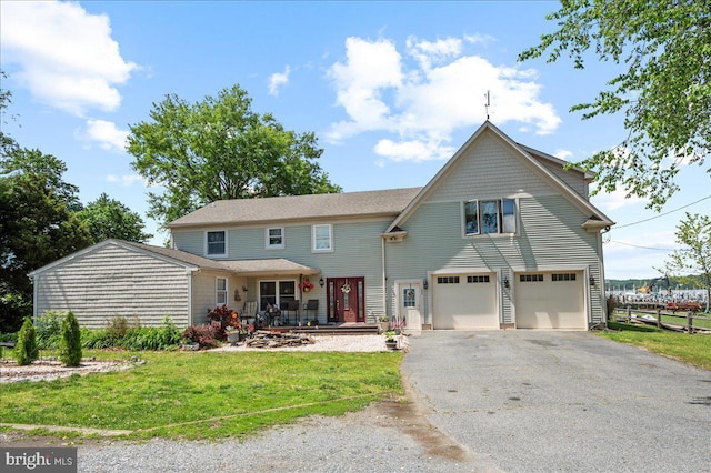 280 Hollywood Beach Rd, Chesapeake City, MD 21915 - view of front of property with an attached garage and asphalt driveway