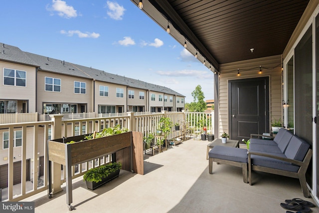 4902 Longmire Way Unit 24, Chantilly, VA 20151 - view of patio / terrace with a residential view and a balcony