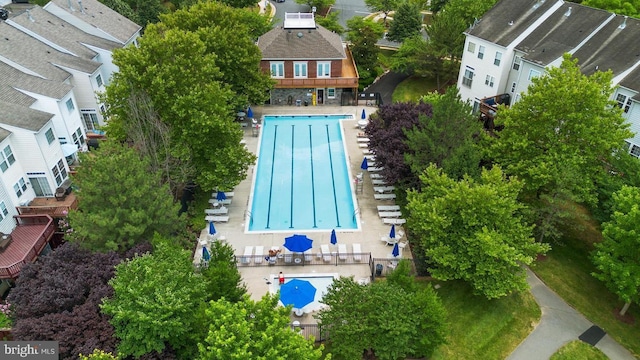 11623 Cavalier Landing Ct Unit 305, Fairfax, VA 22030 - drone / aerial view