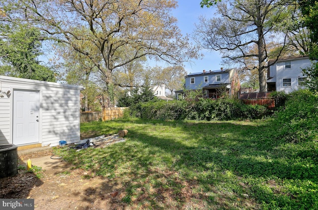 5406 Taussig Rd, Bladensburg, MD 20710 - view of yard featuring an outdoor structure, central air condition unit, and a storage shed